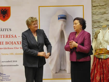 Zj.Berisha Kryetarja e Parlamentit Estonez